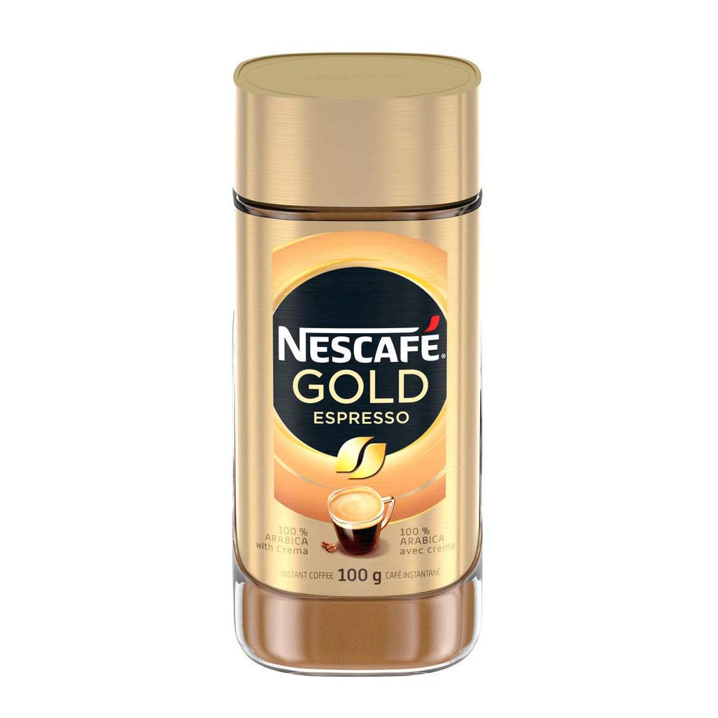NesCafe Gold Espresso Instant Coffee - 100g-3.5oz/6pk