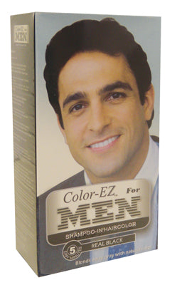 Color-EZ Hair Color Men's Black- 24pk