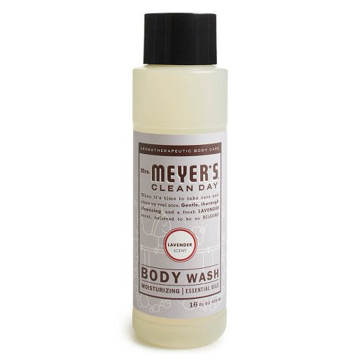 Mrs. Meyer's Body Wash Lavender - 16oz/6pk