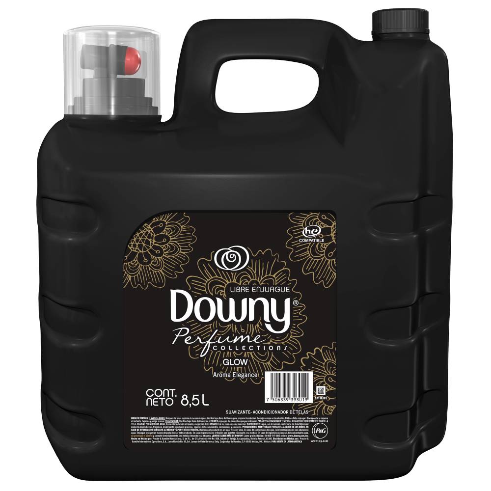 Downy Perfume Collection Glow Aroma Elegance - 287.42oz/8.5L/1pk