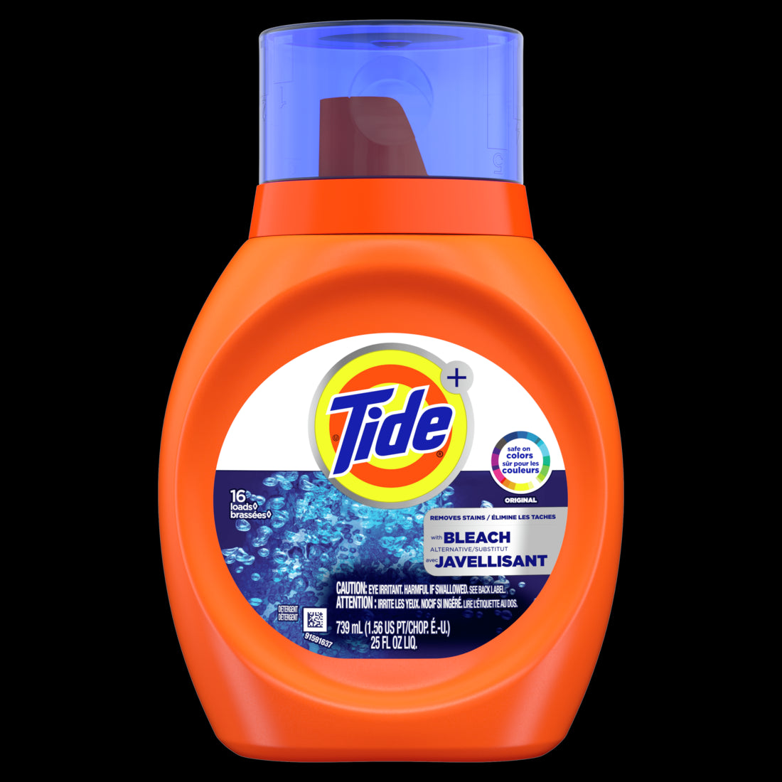 Tide Bleach Alternative Liquid Laundry Detergent Original HE 16 loads - 25oz/6pk