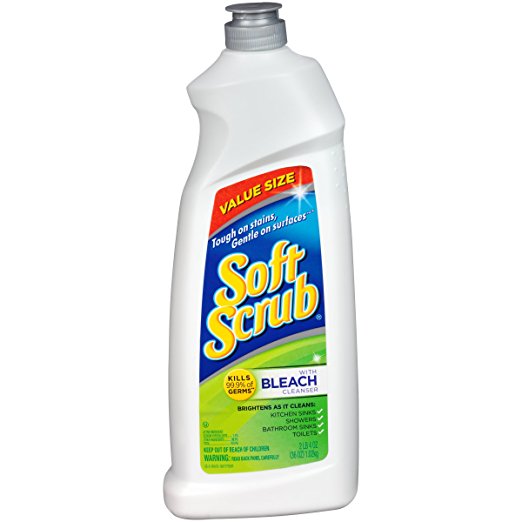 Soft Scrub Cleanser w/Bleach - 36oz/6pk