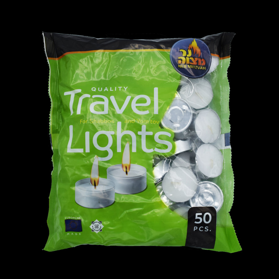Ner Mitzvah Tealight Candles in a Bag - 50ct/24pk