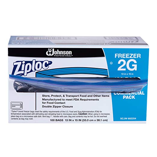 Ziploc Freezer Bag 2Gal Pro - 100ct/1pk