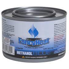 FancyHeat Premium Methanol based 2.5 hours Burning Blue Gel - 7.05oz/72pk