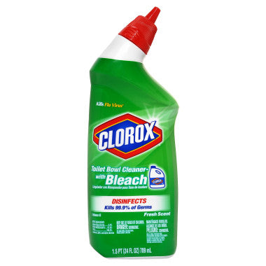 Clorox Toilet Bowl Cleaner Fresh Scent  -  24oz/12pk
