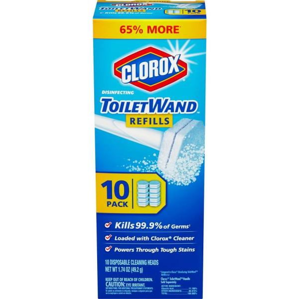 Clorox ToiletWand Disposable Toilet Cleaning Refill - 10ct/6pk