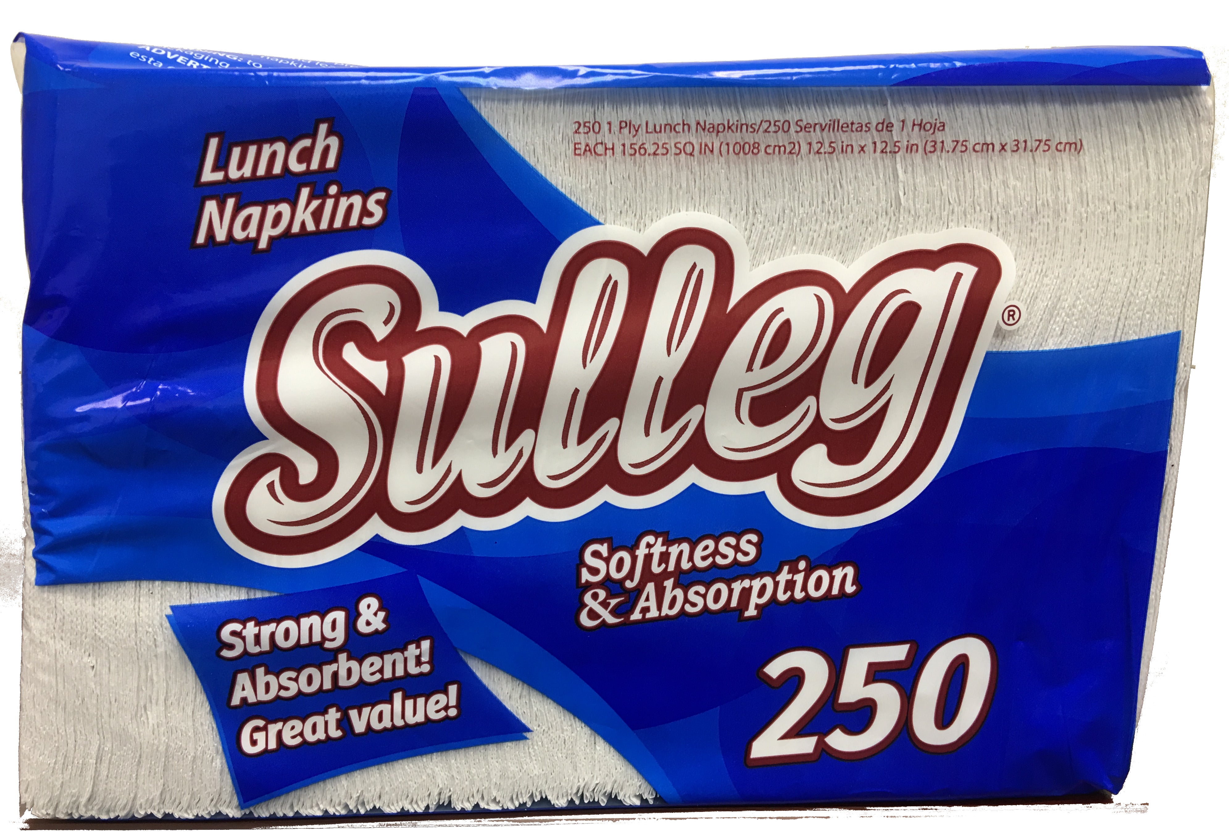 SULLEG Lunch Napkins Softness & Absorption - 250ct/12pk