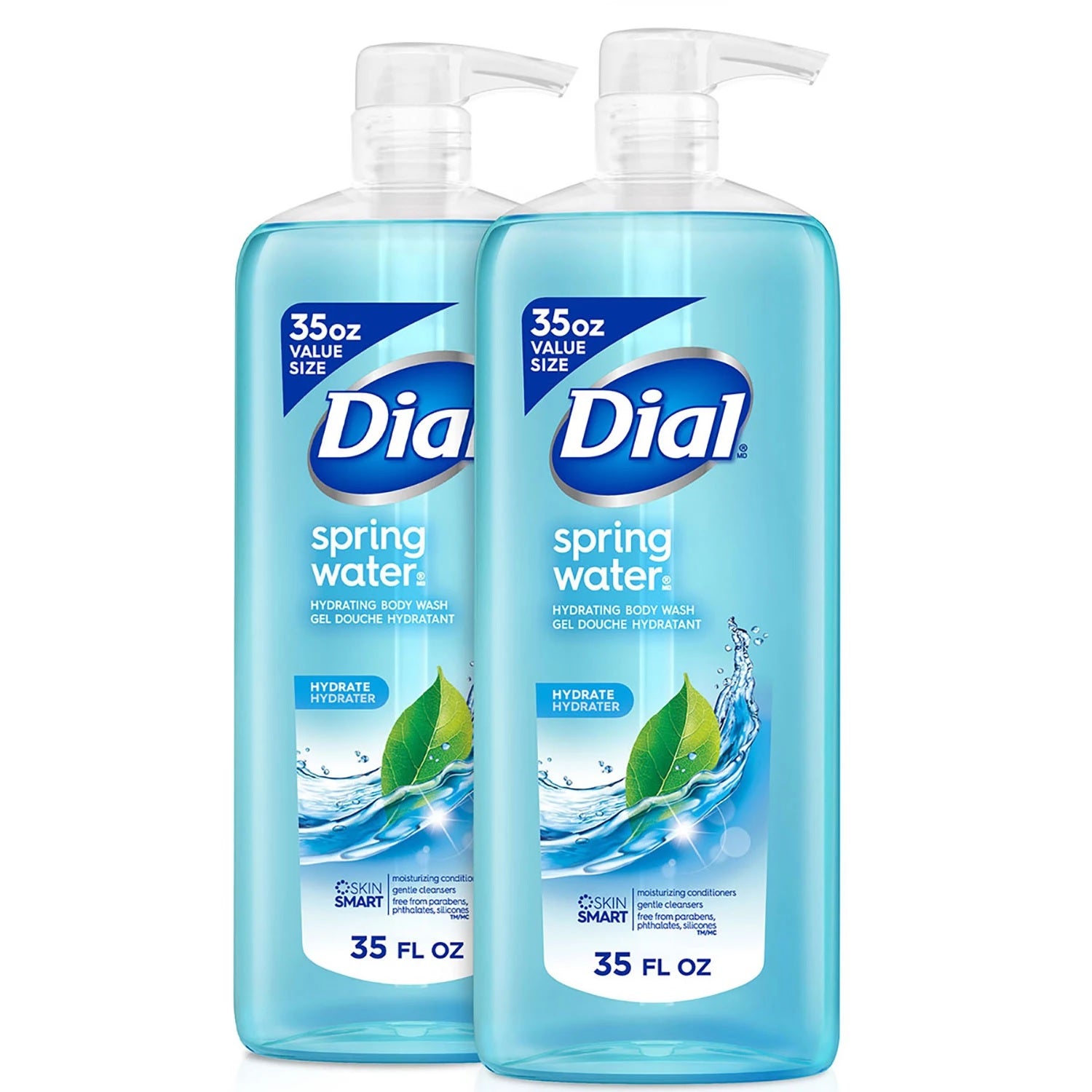 Dial Body Wash, Spring Water - 35oz/2pk