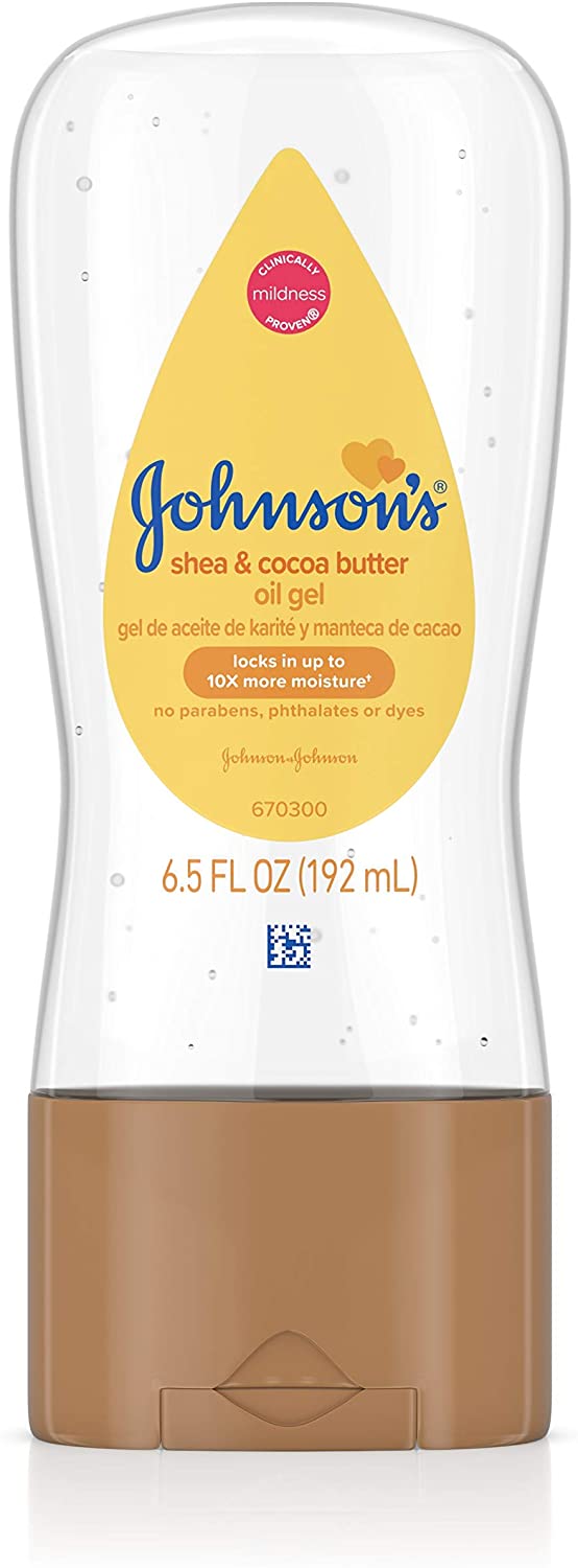 Johnson's Oil Gel Shea & Cocoa Butter - 6.5oz/6pk