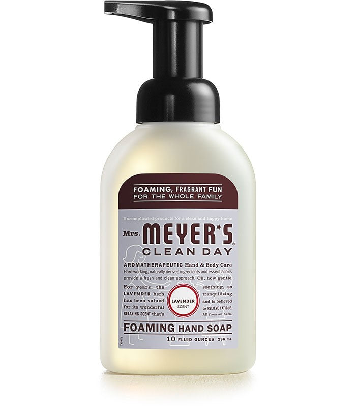 Mrs. Meyer's FOAMING HandSoap Lavender - 10oz/6pk