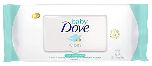 Dove Baby Wipes Sensitive Moisture  - 50ct/12pk