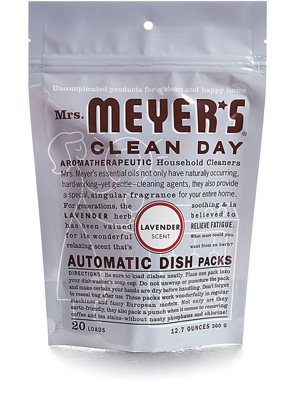 Mrs. Meyer's AUTODISH Packs  Lavender - 20ct/6pk