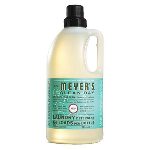 Mrs. Meyer's Laundry Detergent 2x Basil - 64oz/6pk