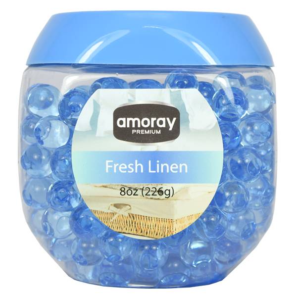 Crystal Gel Beads  Air Freshener Fresh Linen- 8oz/24pack