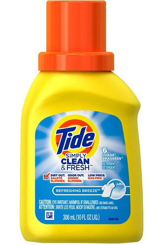 Tide Liq. Simply Clean& Fresh Refreshning Breeze (6loads)  - 10oz/12pk