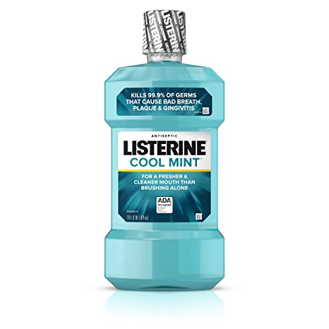 Listerine Mouth Wash Cool Mint - 1L/6pk