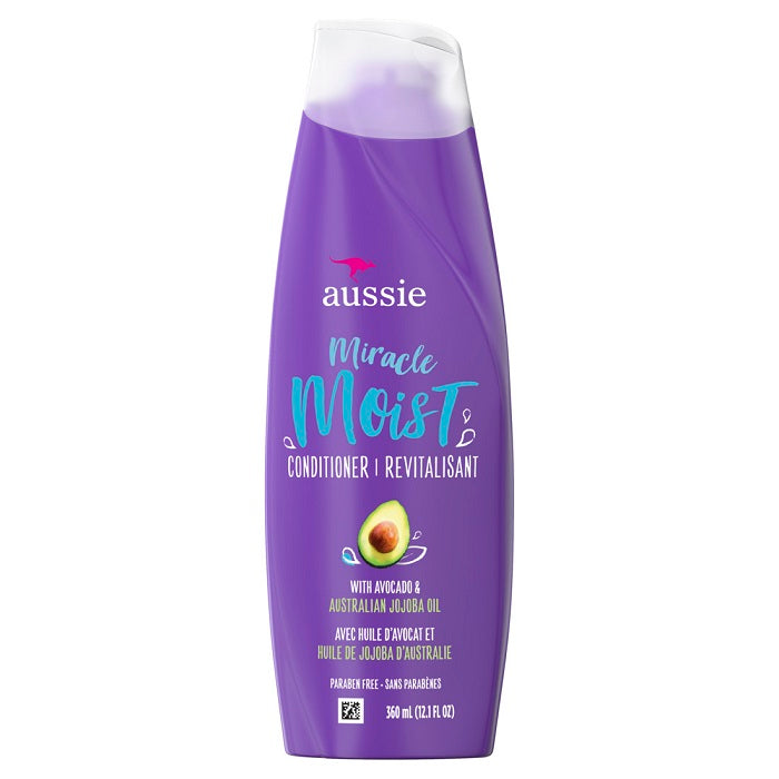 Aussie Miracle Moist Conditioner w/Avocado & Jojoba Oil - 12.1oz/6pk