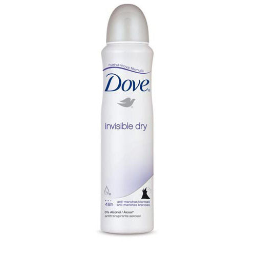Dove Silver Body Spray Invisible Dry  -  5.71oz/12pk