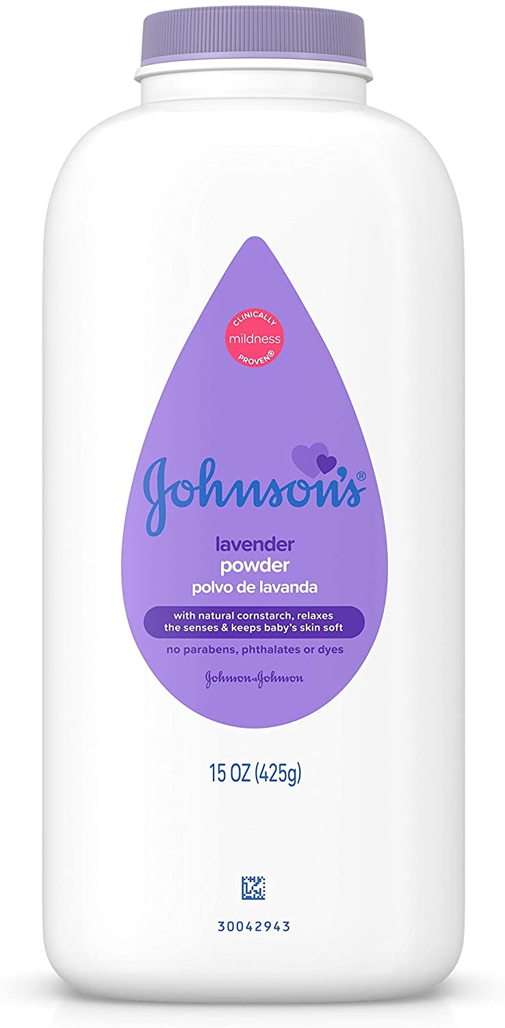 Johnson's Powder Lavender w/ Natural Cornstarch - 15oz/3pk