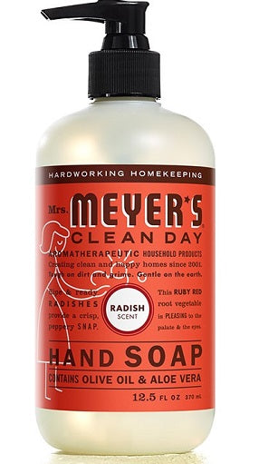 Mrs. Meyer's Liq. Soap Radish - 12.5oz/6pk