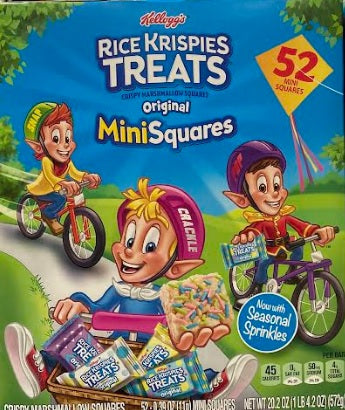 Rice Krispies Treats Original Mini Squares - 20.2oz/52ct/1pk