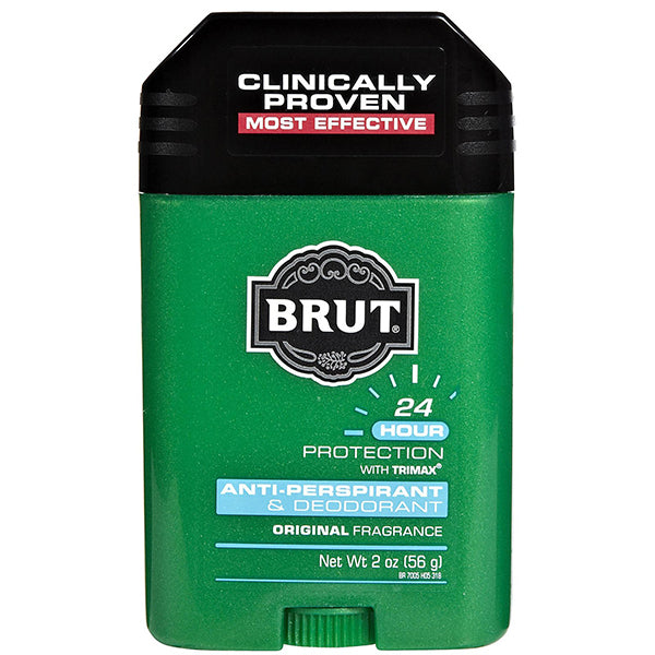 BRUT Deodorant Oval Solid A/P - 2oz/12pk