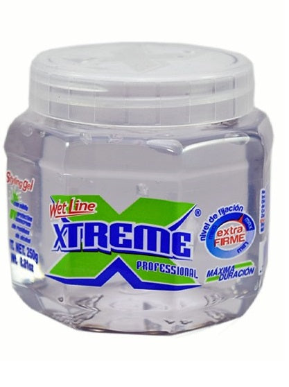 Xtreme Hair Gel Wet-Line Clear - 8.8oz/24pk