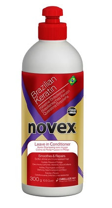 Novex Brazilian Keratin Leave In 300g - 10.5oz/12pk