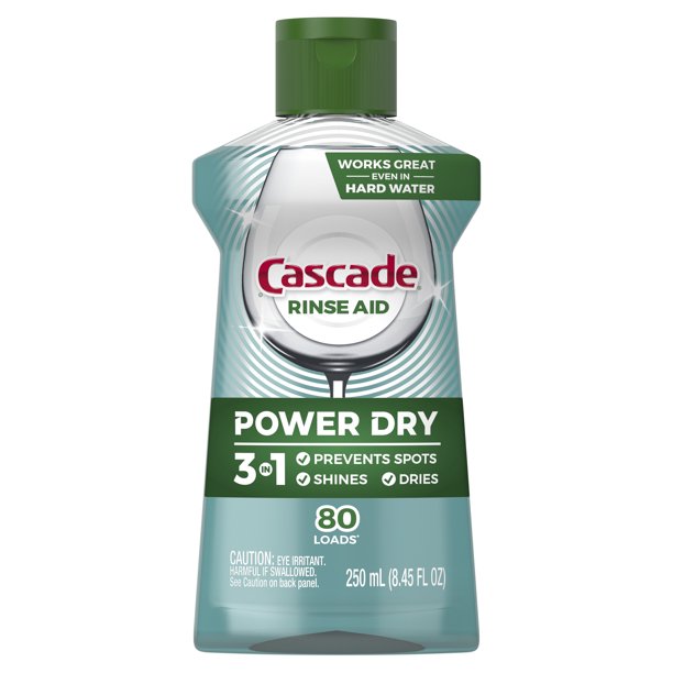 Cascade Dishwasher Rinse Aid - 8.45oz/8pk