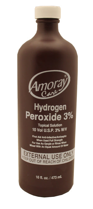 Amoray Hydrogen Peroxide - 16oz/24pk