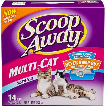 Scoop Away Cat Litter Multi Cat Scented - 14lb/3pk