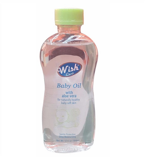 WISH Baby Oil  Aloe Vera - 12oz/24pk