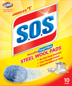 S.O.S. Steel Wool Soap Pads - 10ct/6pk