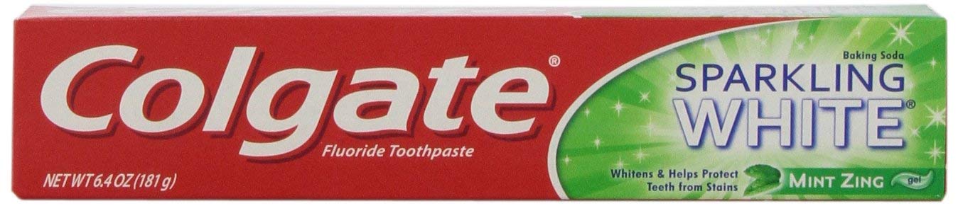Colgate Sparkling White Mint Zing Gel Toothpaste - 6oz/24pk