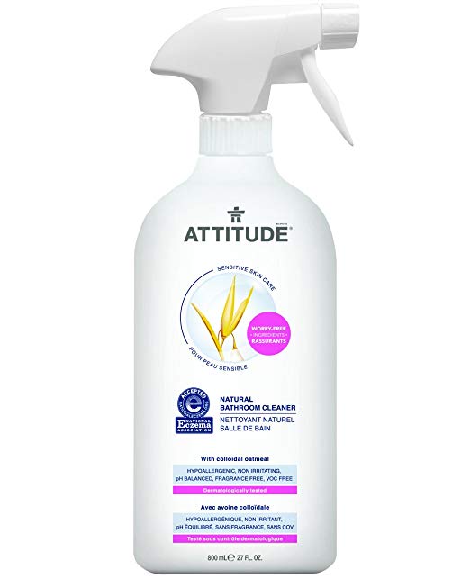 Attitude Sensitive Skin Bathroom Cleaner - NEA - 27.1oz/6pk