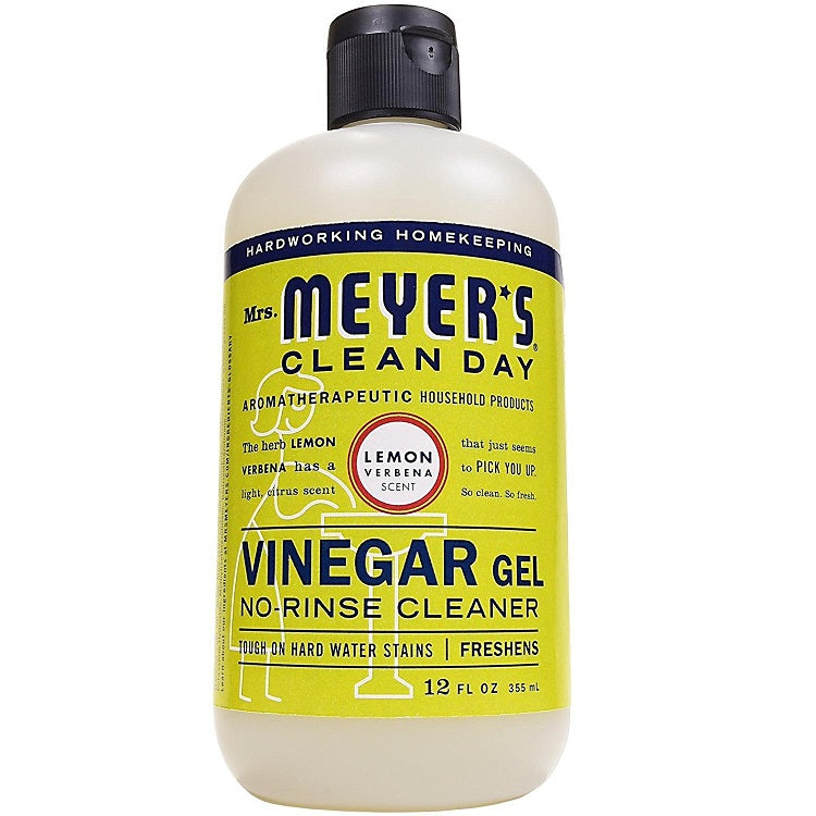 Mrs. Meyer's Clean Day Vinegar Gel Cleaner Lemon Verbena - 12oz/6pk