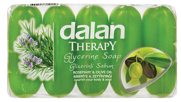 Dalan Glycerine Soap Rosemary&Olive Oil-5pack - 12.3oz/24pk