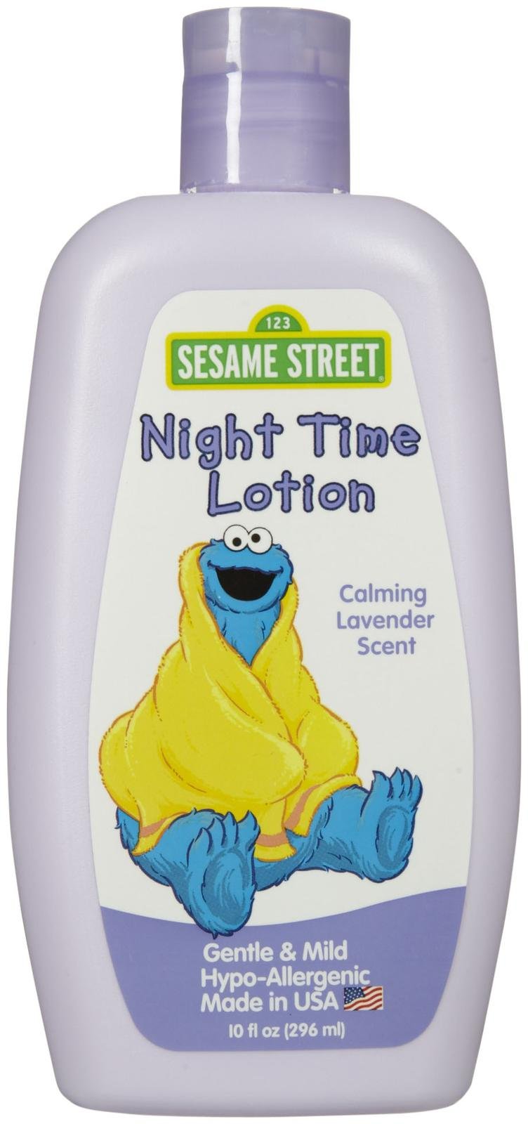 Baby Night Time Lotion Sesame Street - 10oz/12pk