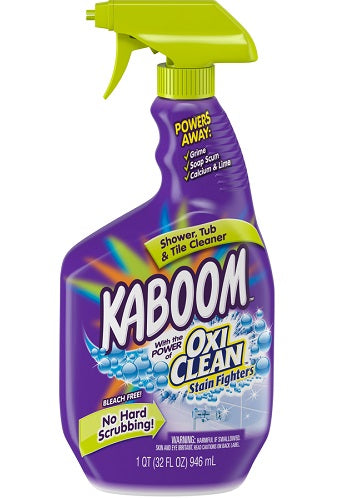 Kaboom Shower, Tub & Tile Cleaner with OxiClean - 32oz/8pk