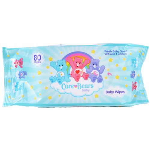 CareBears Baby Wipes Fresh Scent - 80ct/24pk