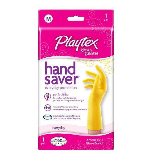 Playtex Hand Saver Flex Stong Yellow Medium - 1ct/12pk