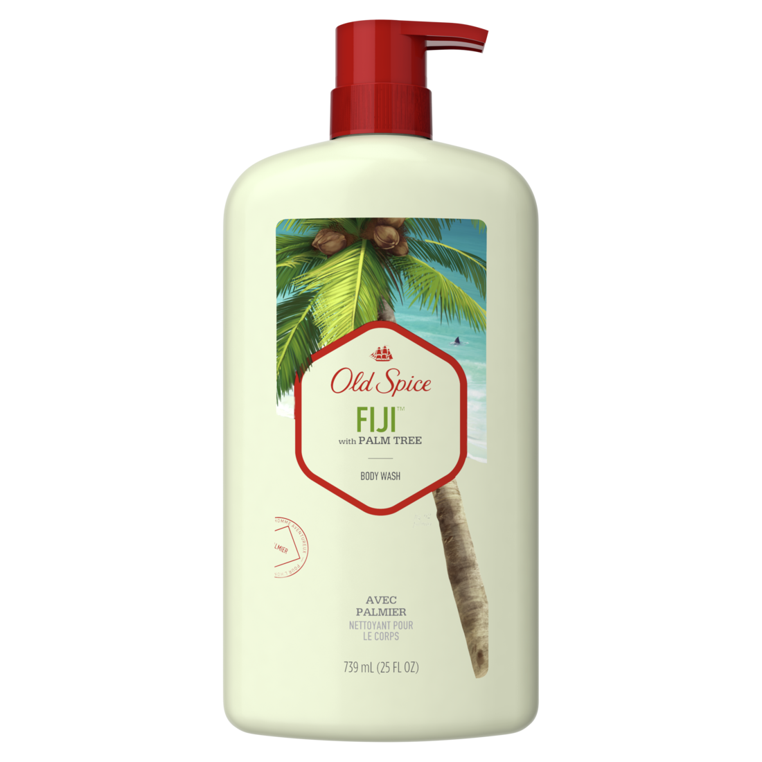 Old Spice Body Wash Fiji w/Palm  Tree - 25oz/4pk