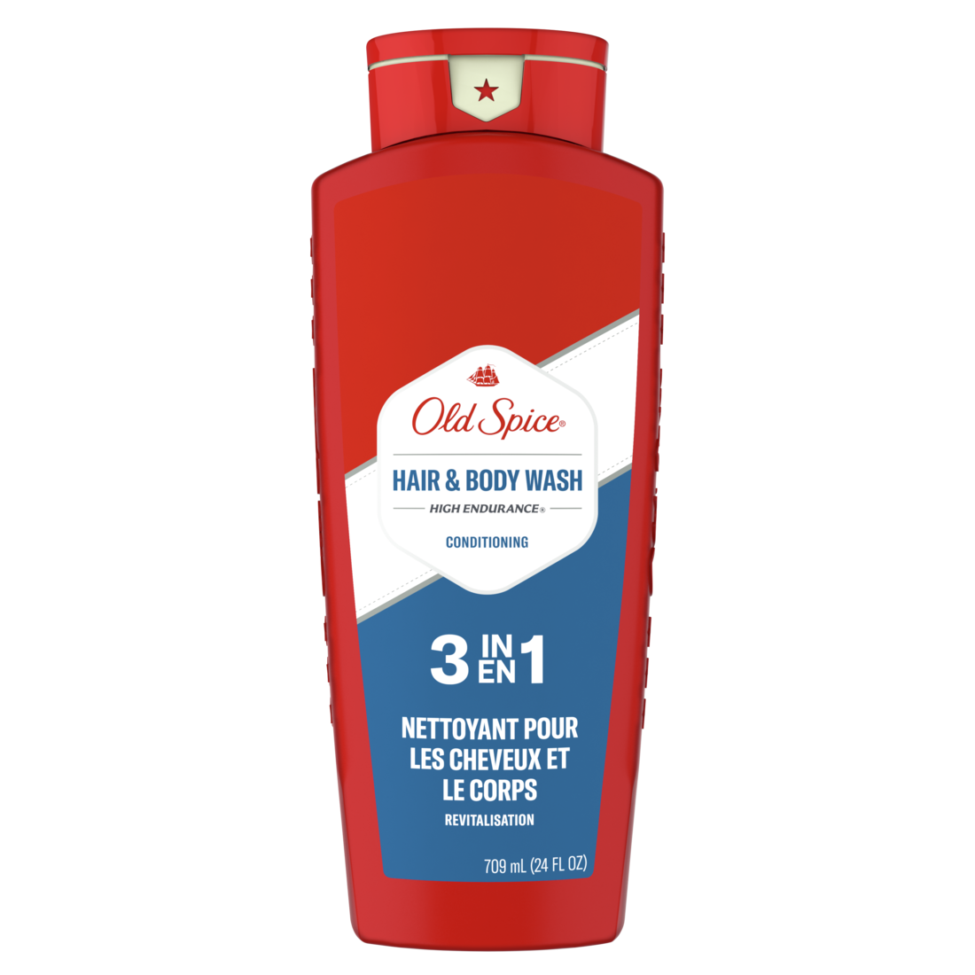 Old Spice HE Body Wash Hair&Body Conditioning - 24oz/709ml/4pk