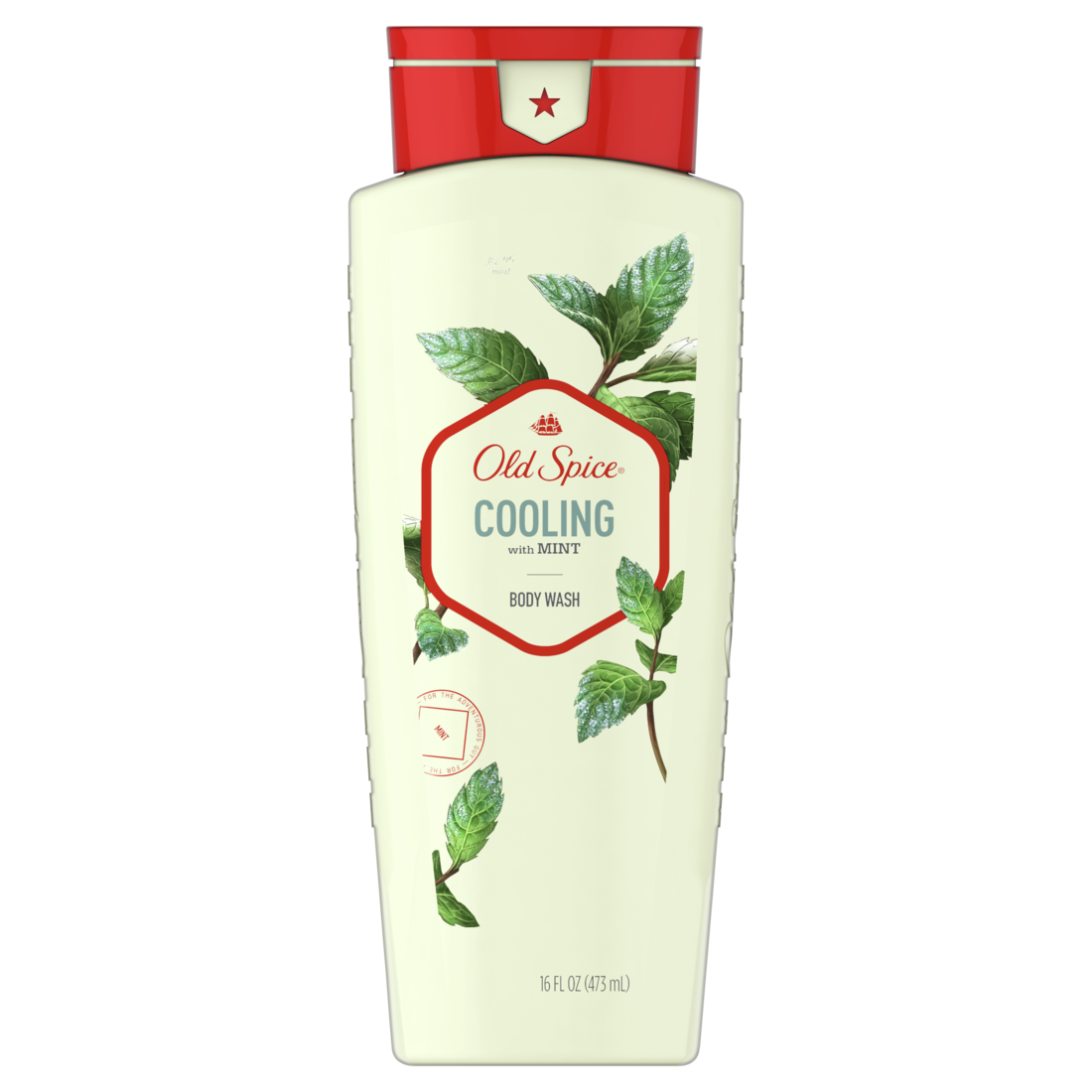 Old Spice Body Wash Cooling w/Mint  -16oz/4pk