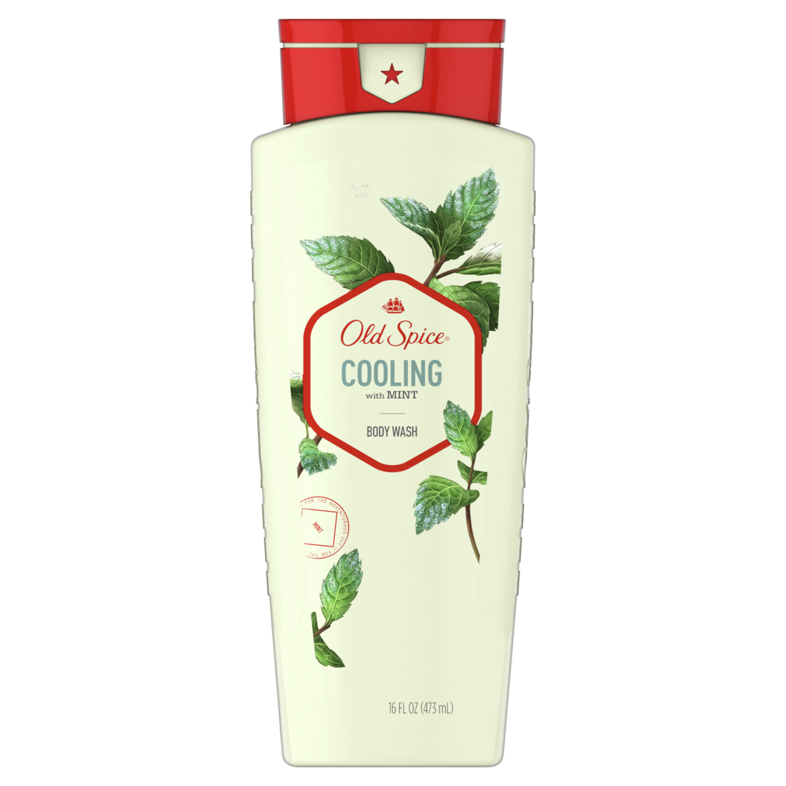 Old Spice Body Wash Cooling w/Mint -16oz/4pk