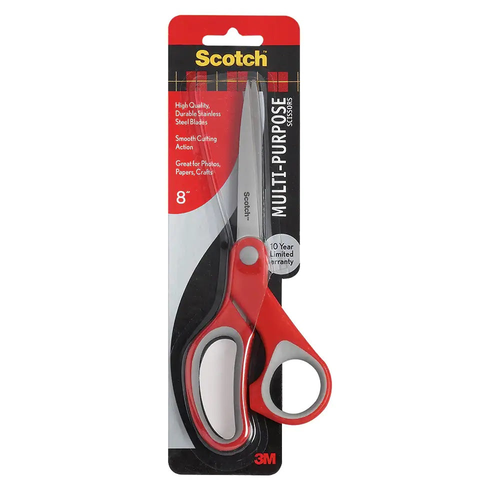 Scotch Multi-Purpose 8 in Scissors 1428 - 1ct/6pk