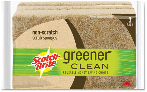 Scotch-Brite Grenner Clean Non-Scratch Scrub Sponge 97033 - 3ct/8pk