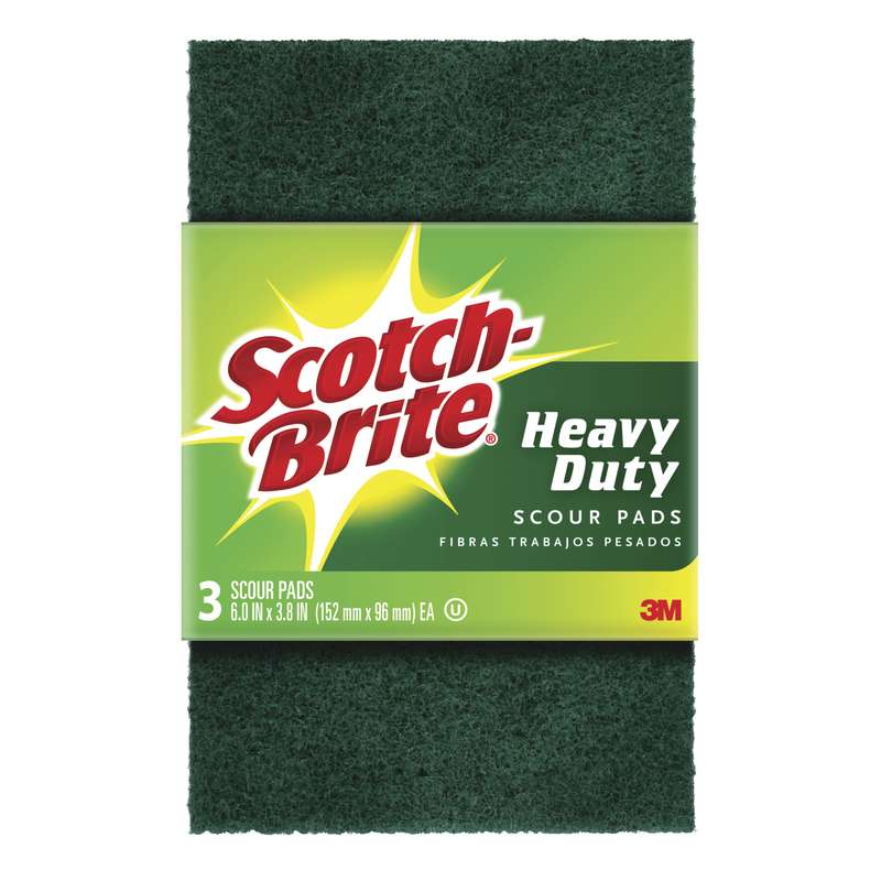 Scotch-Brite Heavy Duty Scour Pad 223-10 - 3ct/10pk