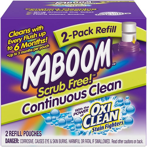 Kaboom Scrub Free! Refill Twin Pack with OxiClean - 2ct/6pk